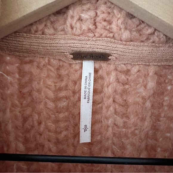 FREE PEOPLE orange Fluffy Fox oversized chunky high neck sweater - Picture 8 of 9